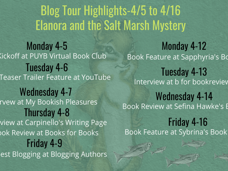Blog Tour Stops for Elanora and the Salt Marsh Mystery with 2&nbsp;Giveaways!